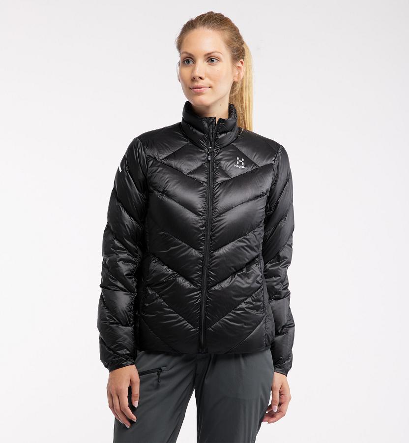 Haglöfs Womens L.I.M Essens Down Jacket Black New Zealand 80541TUCG